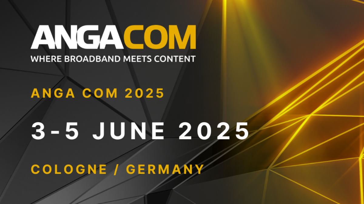 Graphic that says ANGA COM, 3-5 June 2025, Cologne, Germany
